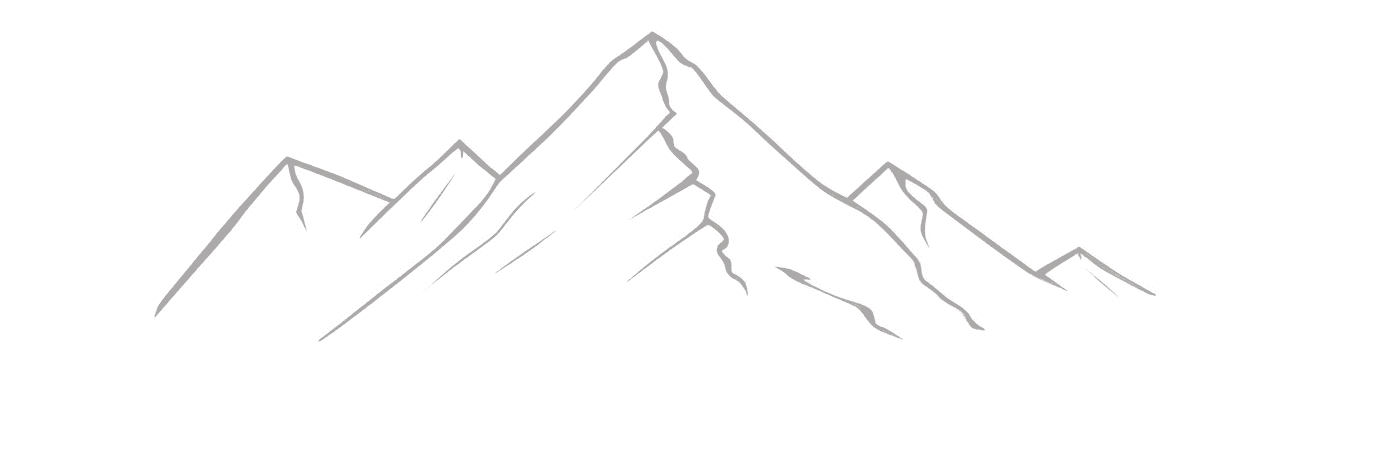 Mountain Peaks line drawing
